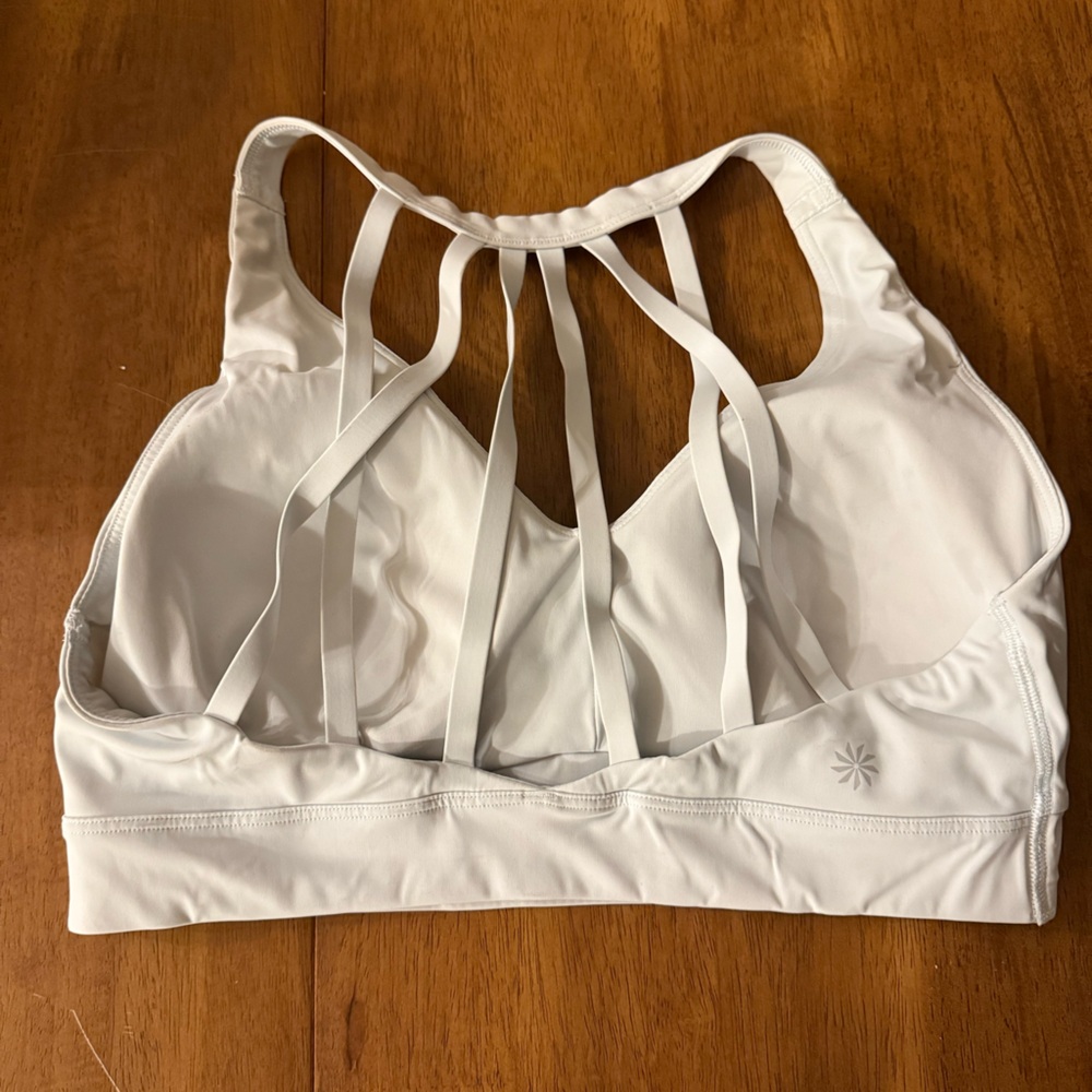 Athleta Mint Racerback Sports Bra with Strappy Back - Picture 2 of 4